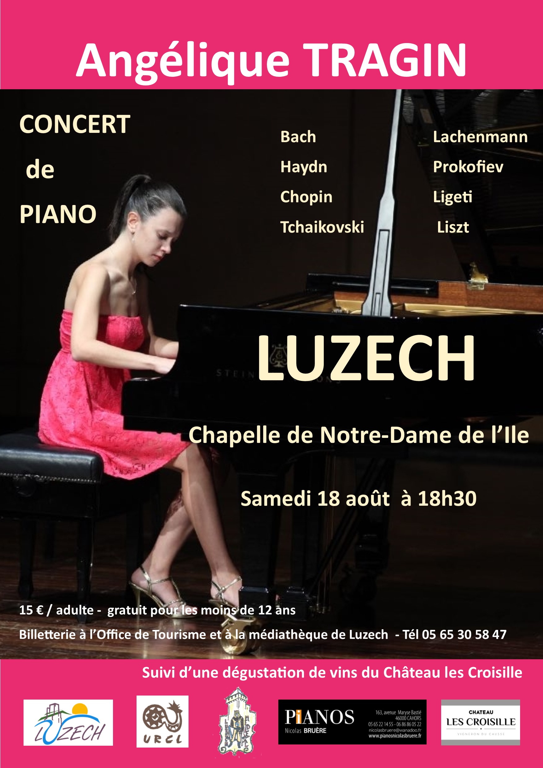Concert de piano d'Angélique Tragin Concert de piano d'Angélique Tragin