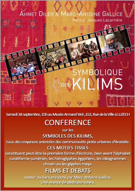 Conférence sur les kilims par M-A Gallice