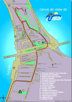 Plan du circuit de Luzech