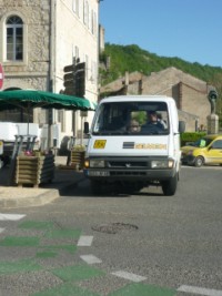 Transport à la demande le mercredi à Luzech, jour de marché