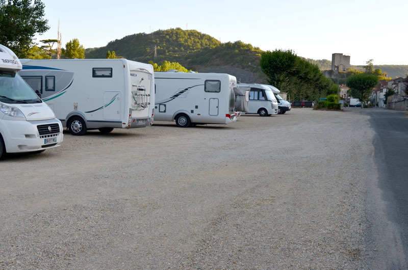 Aire campings car Luzech