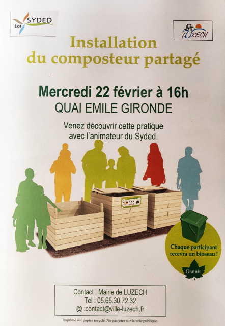 installation composteur partagé
