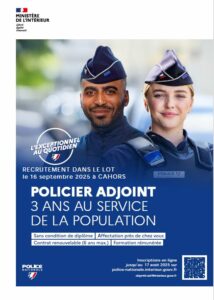 Concours policiers adjoints Cahors