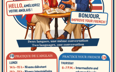 Pratique de l’anglais et du français à la médiathèque, avec Hand In Hand